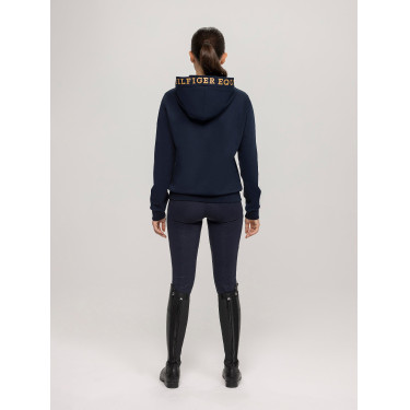 Damen-Hoodie Tommy Hilfiger Equestrian Colorado Logo Wüstenhimmel Blau Damen-Hoodie Tommy Hilfiger Equestrian Colorado Logo Wüstenhimmel Blau