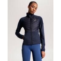 Damen-Hybrid-Thermojacke Tommy Hilfiger Equestrian Wüstenhimmel Blau