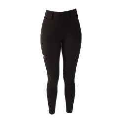 Damen-Reitleggings Kentucky Classic Full Grip Schwarz