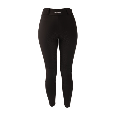 Damen-Reitleggings Kentucky Classic Full Grip Schwarz