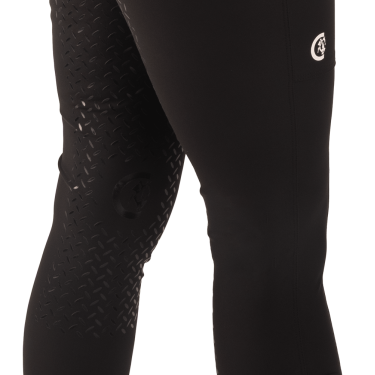 Damen-Reitleggings Kentucky Classic Full Grip Schwarz Damen-Reitleggings Kentucky Classic Full Grip Schwarz