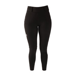 Damenreitleggings Kentucky Classic mit Kniegrip Schwarz