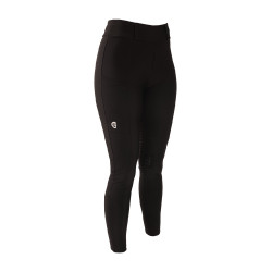 Damenreitleggings Kentucky Classic mit Kniegrip Schwarz