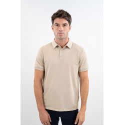 Polo SG x Harcour Nino homme Leinen Beige Polo SG x Harcour Nino homme Leinen Beige