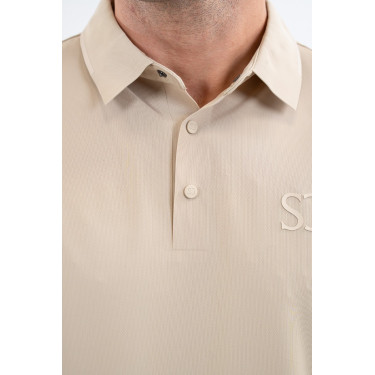 Polo SG x Harcour Nino homme Leinen Beige Polo SG x Harcour Nino homme Leinen Beige