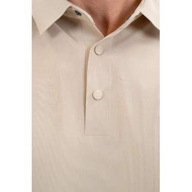 Polo SG x Harcour Nino homme Leinen Beige Polo SG x Harcour Nino homme Leinen Beige