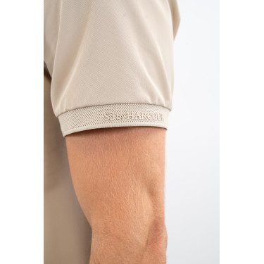 Polo SG x Harcour Nino homme Leinen Beige Polo SG x Harcour Nino homme Leinen Beige