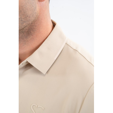 Polo SG x Harcour Nino homme Leinen Beige Polo SG x Harcour Nino homme Leinen Beige