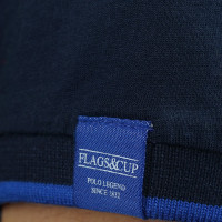 Herren-T-Shirt TIAPARO Flags & Cup Marineblau Herren-T-Shirt TIAPARO Flags & Cup Marineblau
