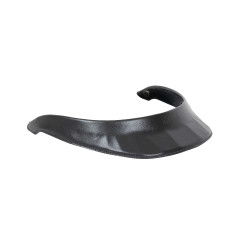 Leder-Helmschirm NACA Schwarz