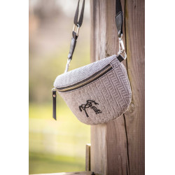 Gürteltasche Pénélope Chevron Schwarz