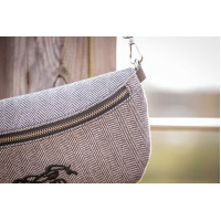 Gürteltasche Pénélope Chevron Schwarz