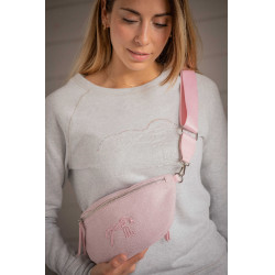 Gürteltasche Pénélope Chevron Pink Rosa