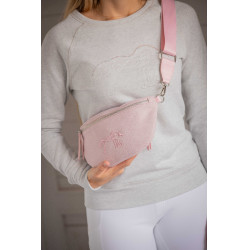Gürteltasche Pénélope Chevron Pink Rosa
