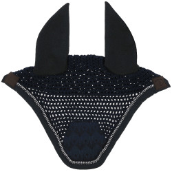 Fliegenhaube Equithème Brocart Marine Marineblau Fliegenhaube Equithème Brocart Marine Marineblau