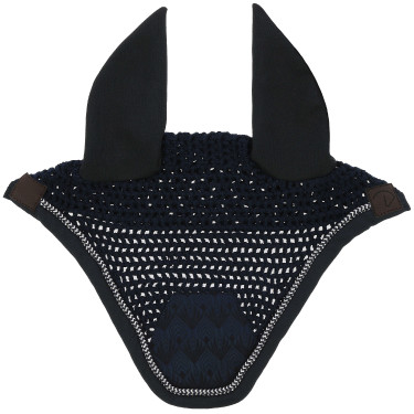 Fliegenhaube Equithème Brocart Marine Marineblau Fliegenhaube Equithème Brocart Marine Marineblau
