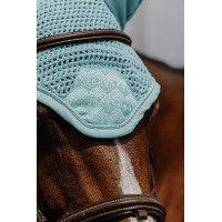 Fliegenhaube Equithème Brocart Himmelblau Fliegenhaube Equithème Brocart Himmelblau
