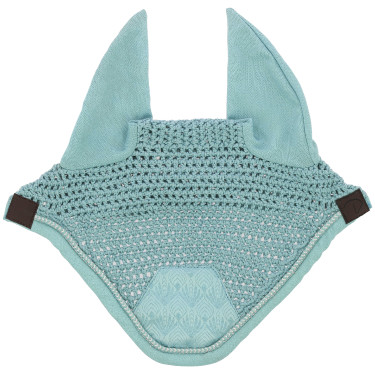 Fliegenhaube Equithème Brocart Himmelblau Fliegenhaube Equithème Brocart Himmelblau