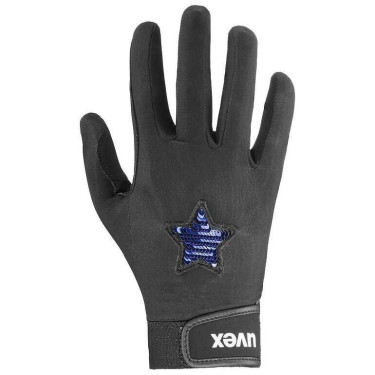 Uvex Glamstar Handschuhe Schwarz / Blau