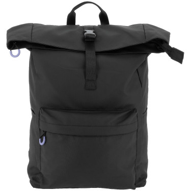 Rucksack Equithème Roll-top Urban Schwarz