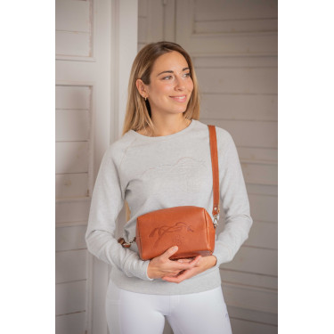Pénélope Laly Gold Tasche Gold / Cognac Braun