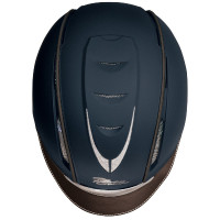 Casque Privilege Equitation AEROLIGHT Marine / marron