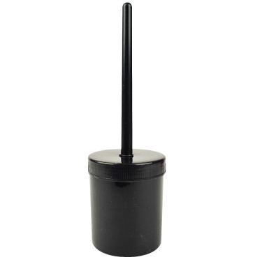 Pinsel für Hufe mit Behälter Schwarz