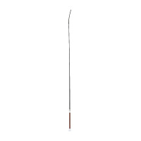 Dressurgerte Whip & Go Metallknauf Bordeaux / Silber