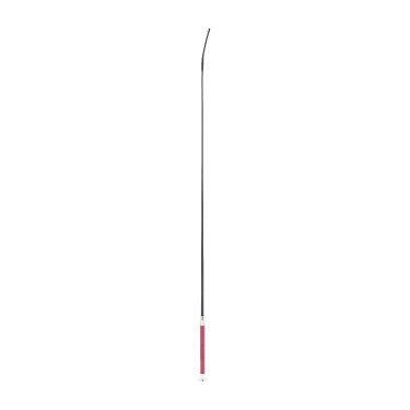 Dressurgerte Whip & Go Metallknauf Bordeaux / Silber