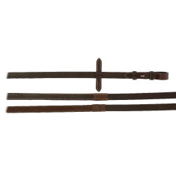 Zügel Hunter Eric Thomas Elite 16 mm Havanna Braun Zügel Hunter Eric Thomas Elite 16 mm Havanna Braun