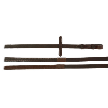 Zügel Hunter Eric Thomas Elite 16 mm Havanna Braun Zügel Hunter Eric Thomas Elite 16 mm Havanna Braun