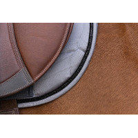 Satteldecke Equithème Satin Grau