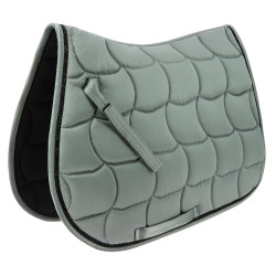 Satteldecke Equithème Satin Grau