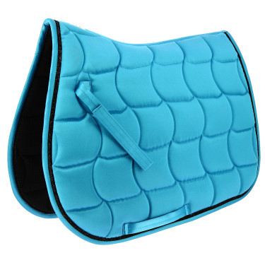 Satteldecke Equithème Satin Denimblau