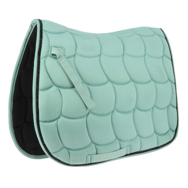 Satteldecke Equithème Satin Blaugrau