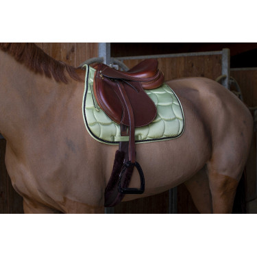 Satteldecke Equithème Satin Hellgrün Gr&amp;amp;amp;uuml;n