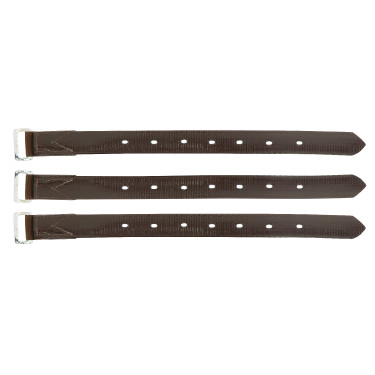 Gurtstrippen für Vielseitigkeitssattel Norton Club Rexine Evol Braun