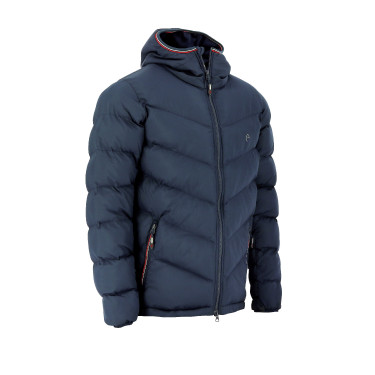 Herrendaunenjacke Equithème Michael Marineblau