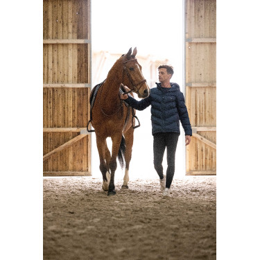Herrendaunenjacke Equithème Michael Marineblau