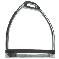 Ergonomischer Steigbügel Privilege Equitation Edelstahl Grau