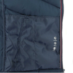 Herrendaunenjacke Equithème Michael Marineblau