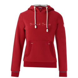 Kapuzensweatshirt Equithème Britney Kirsche Rot