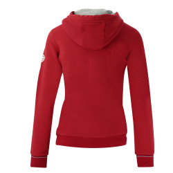 Kapuzensweatshirt Equithème Britney Kirsche Rot