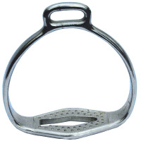 Steigbügel der Garde Privilege Reitsport Vernickelt Grau