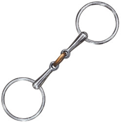 Zweigelenkige Trense mit 2 Ringen Privilege Equitation Zweigelenkige Trense mit 2 Ringen Privilege Equitation