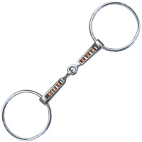 Gebiss 2 Ringe Mac Genis Privilege Reitsport Edelstahl / Kupfer