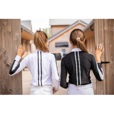 Wettkampfshirt Pénélope Showshirt Weiß Wei&szlig;