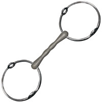 Filet releveur grands anneaux résine Privilege Equitation Gris