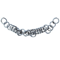 Privilegierte Reitsport-Gourmette Edelstahl Grau