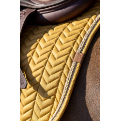 Satteldecke Equithème Softy Senf Gelb